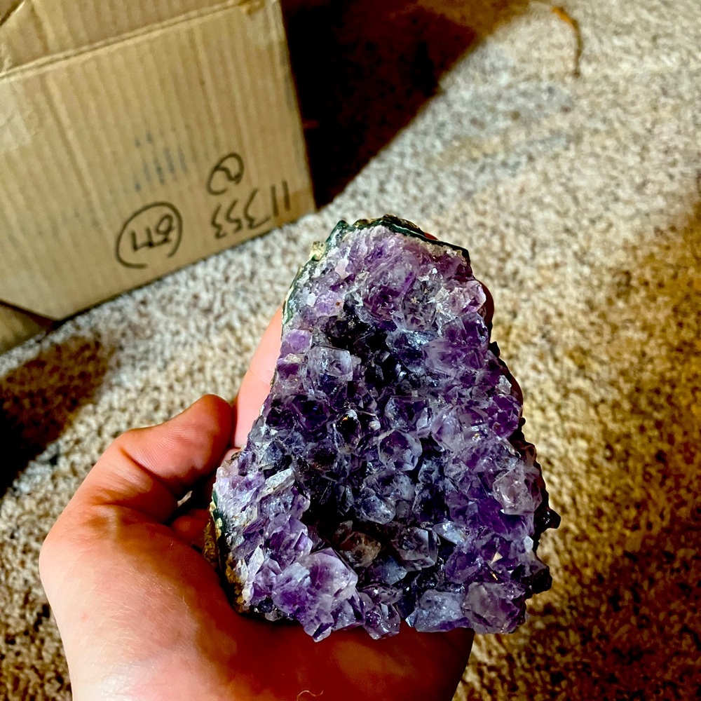 Amethyst cluster